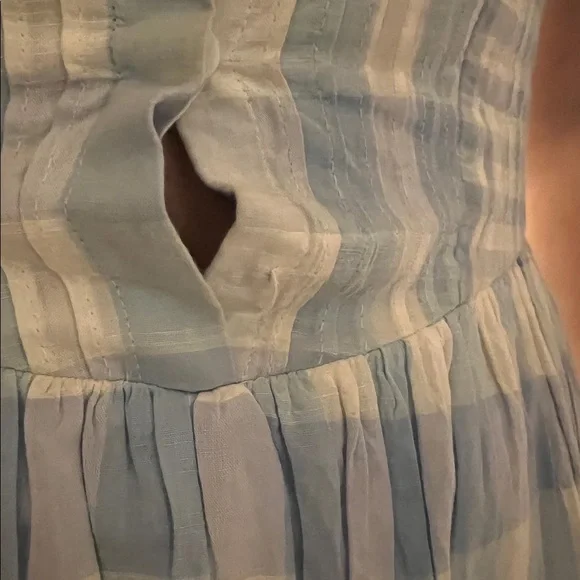 LSF blue gingham dress! Worn only once! - Picture 3 of 4